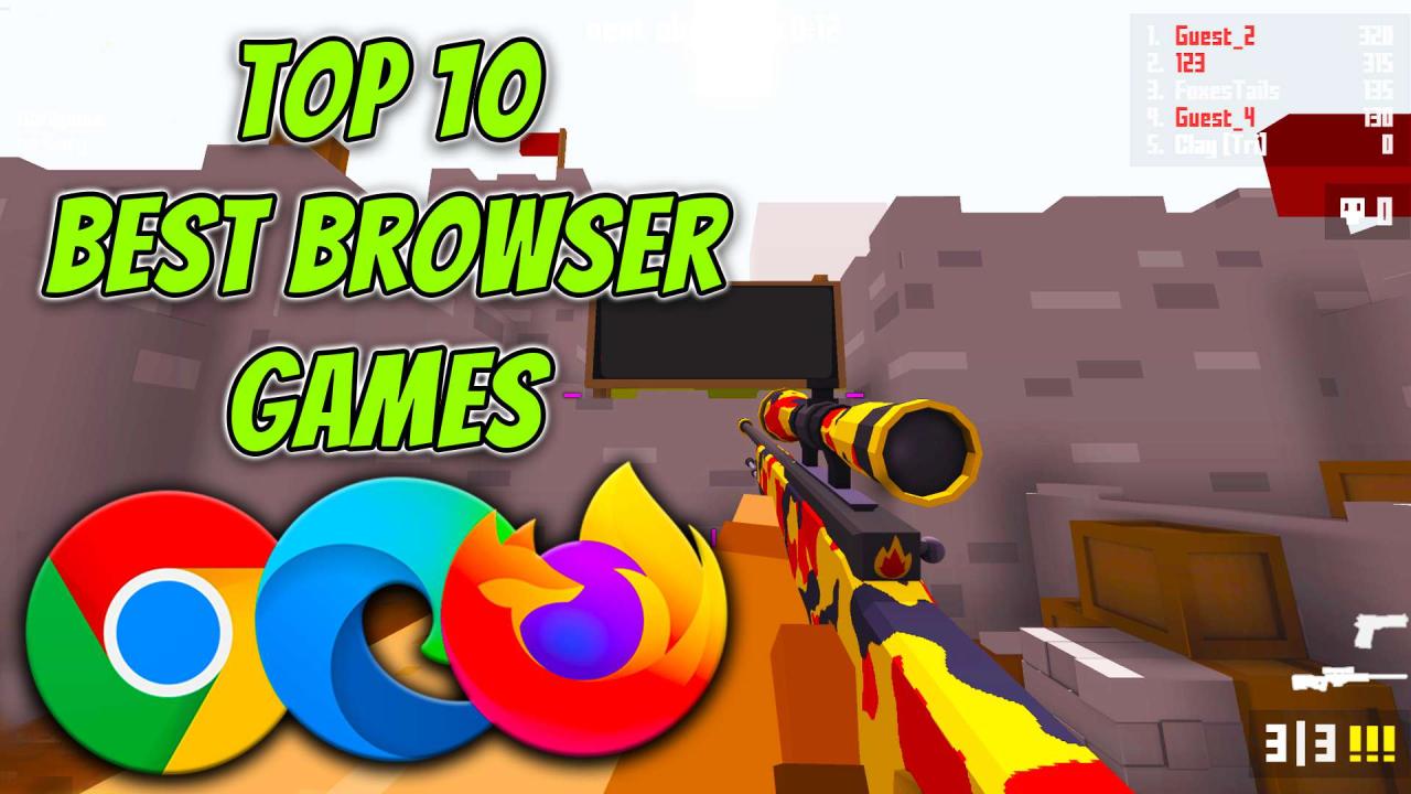 Top 10 Best Browser Games You Should Try! - GEEKY SOUMYA